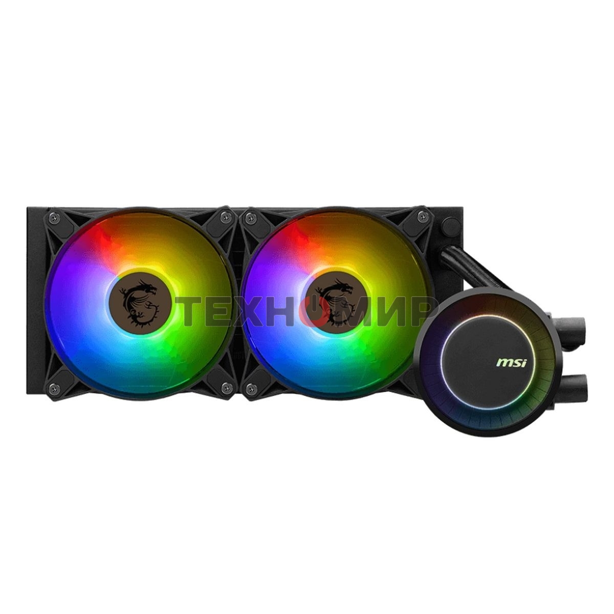Система жидкостного охлаждения MSI MAG CORELIQUID E240 2x ARGB Fan LGA 1200/1700 AM5/AM4 (306-7ZW5E17-C24)