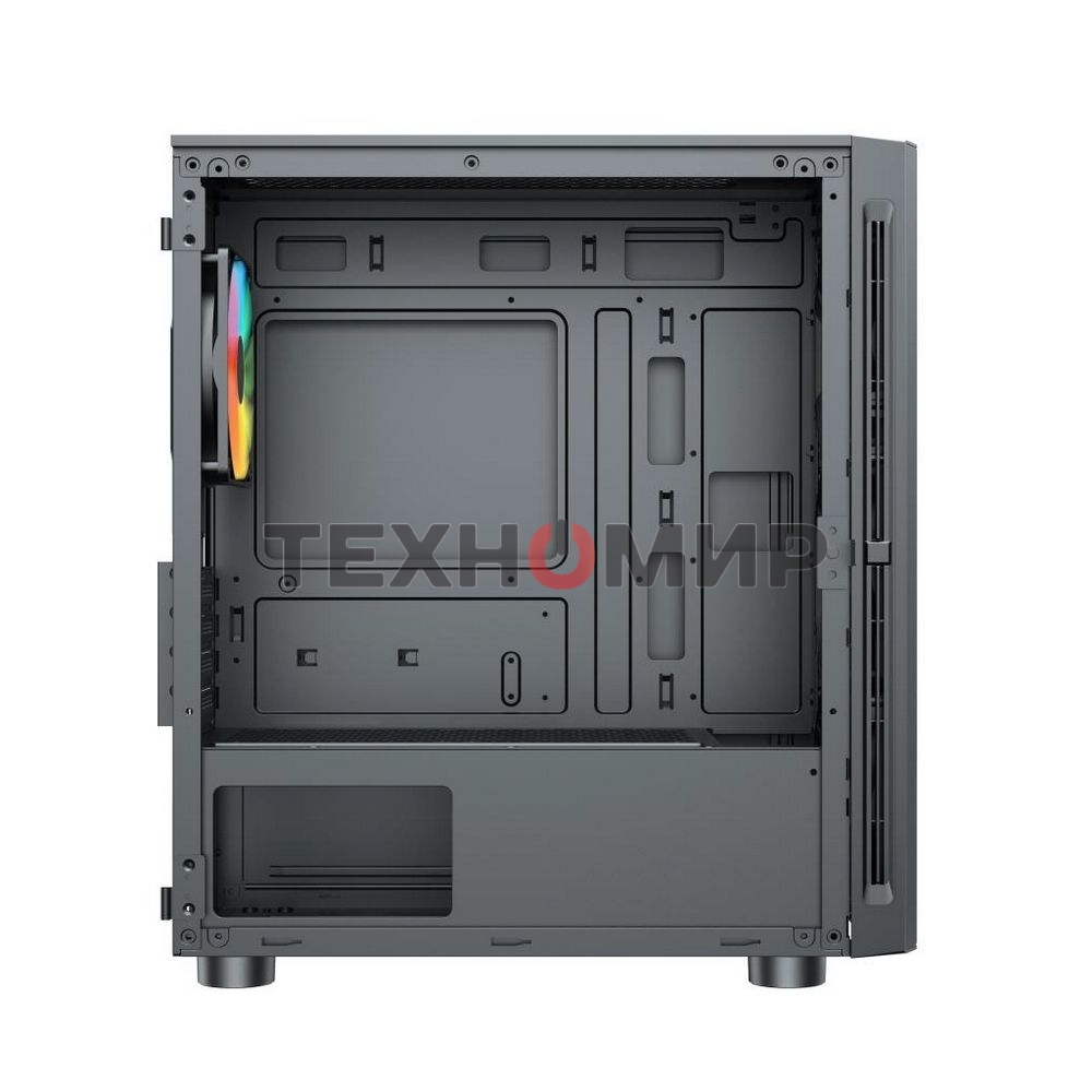 Компьютерный корпус ACD Citadel 104 ATX, черный, USB 3.0x1+USB 2.0x2+HD audio,3x12см F1 ARGb fans at front(Slave fans),1x12см F1 ARGb fan at rear (Master fan)