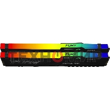 Оперативная память Kingston Fury BeastRGB, DDR5, 64GB (2x32GB), 5600 MHz, CL40, с радиатором, RGB, черный