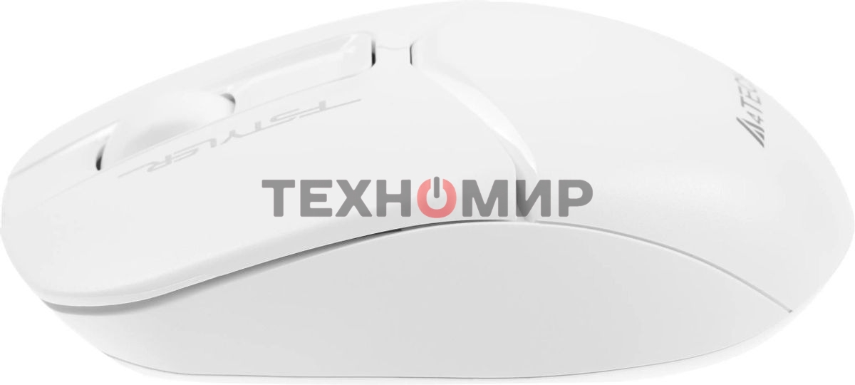 Мышь беспроводная A4Tech Fstyler FB12 белый, 1200 dpi, радиоканал, Bluetooth, USB, кнопки - 3