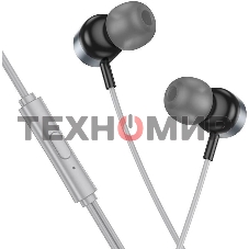 Наушники проводные HOCO (6942007612692) M122 Metal Grey