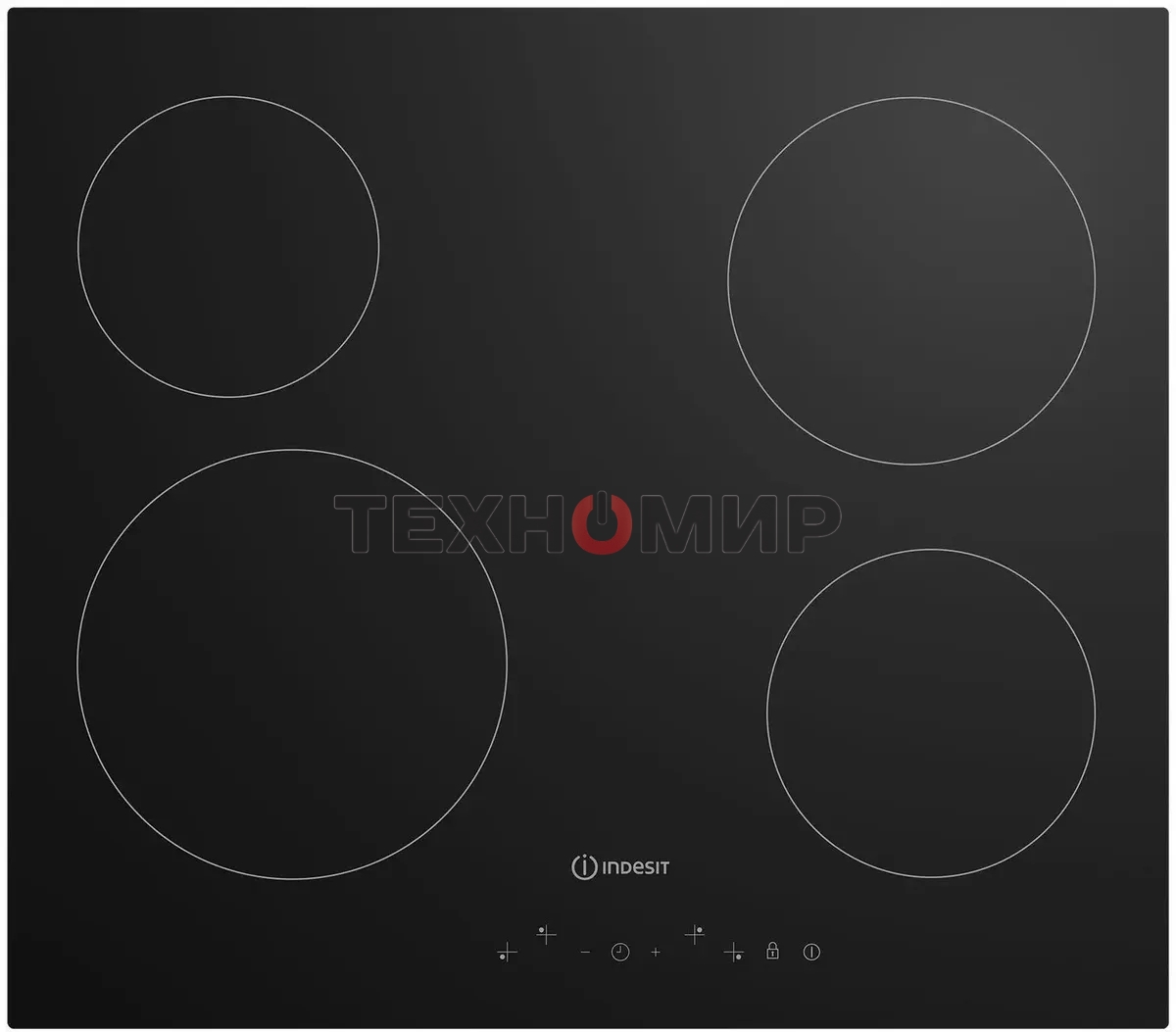 Электрическая варочная панель Indesit IRT 160, независимая, черный