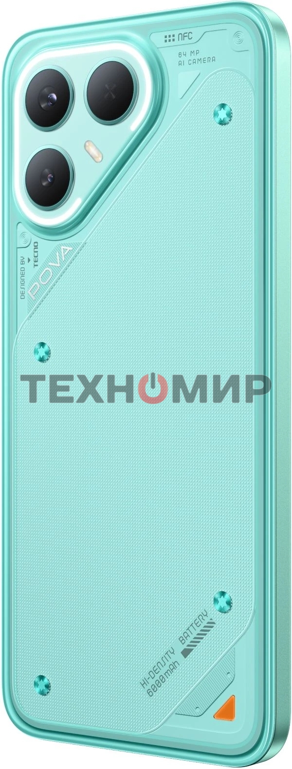 Смартфон Tecno Pova 7 Pro 5G 12/256Gb, бирюзовый