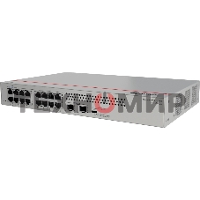 Коммутатор Huawei S110-16T2S (16*10/100/1000BASE-T ports, 2*GE SFP ports, built-in AC power, fanless)