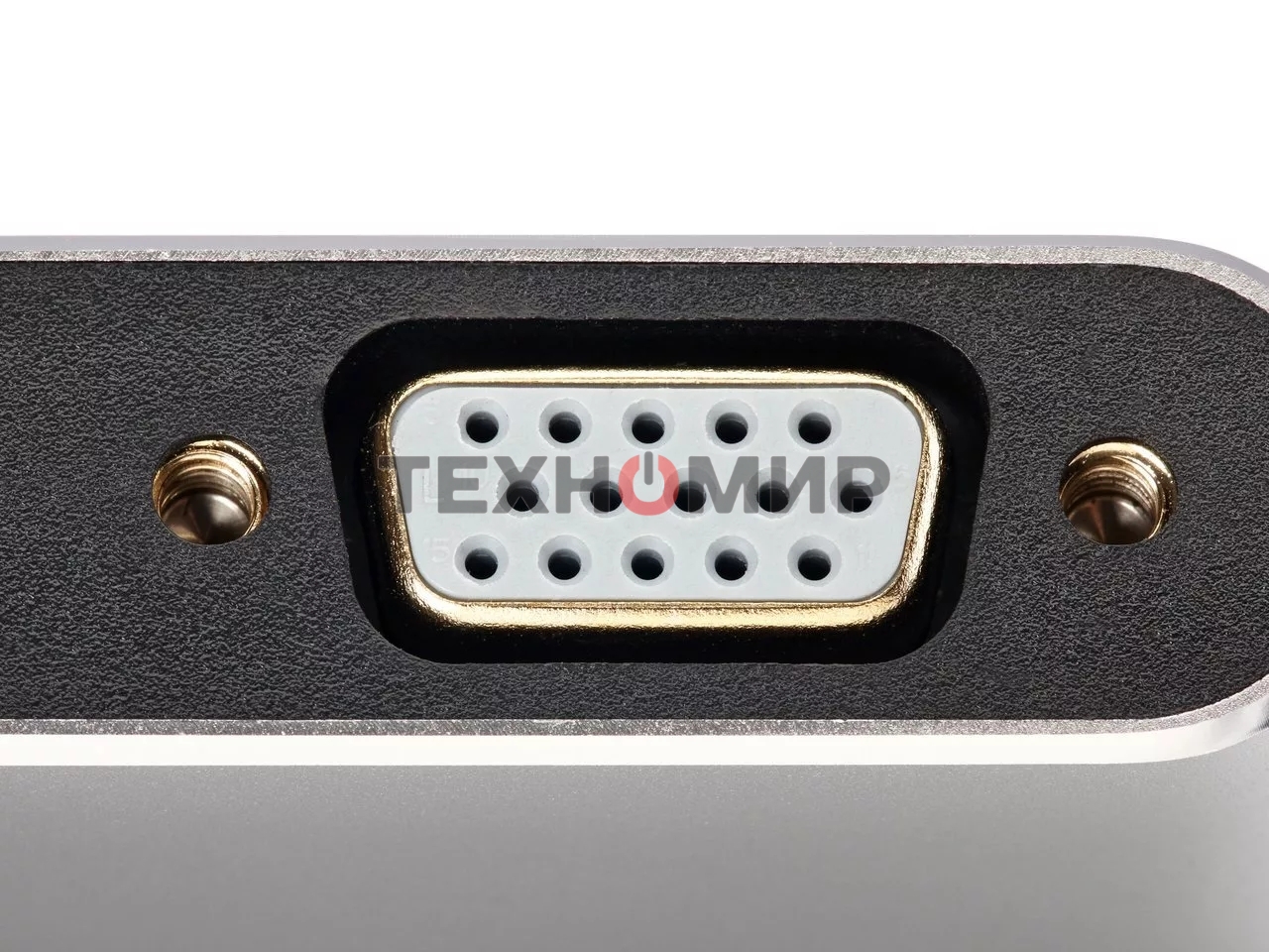 USB-концентратор USB3.1 TypeCm -->HDMI+USB3.0+PD+VGA Alum Grey 4K@30Hz, Telecom TUC055