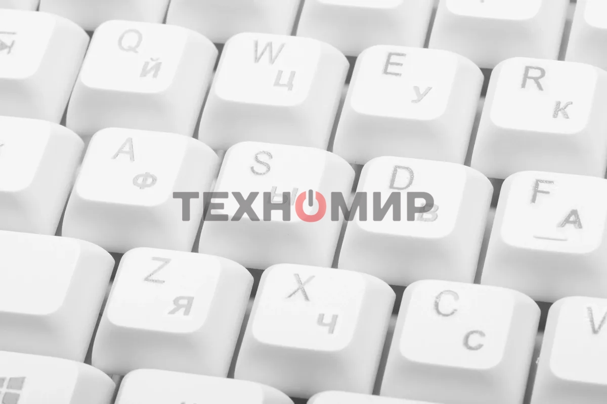 Клавиатура проводная Acer OKW301 (ZL.KBDCC.01B), USB, белый