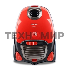 Пылесос Centek CT-2511 красный, 400/2000 Вт, уборка сухая, пылесборник мешок, 2 л