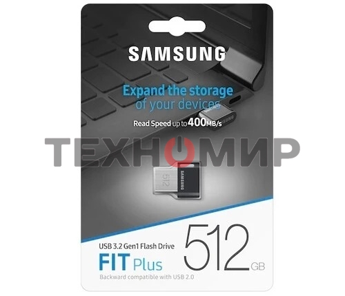 Флешка USB Samsung MUF-512AB/APC 512Gb, USB3.1 черный
