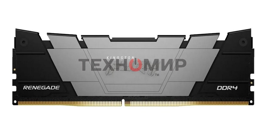 Оперативная память Kingston Fury Renegade, DDR4, 16GB (2x8GB), 4600MHz, CL19, DIMM, с радиатором, черный
