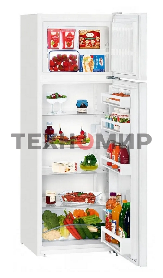 Холодильник Liebherr CTE 2931-26 001 белый двухкамерный 218/52л морозилка сверху