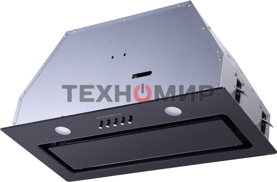 Вытяжка встраиваемая Maunfeld Trapeze 601GG черный, 60 см, 1150 куб. м/ч, 54 дБ