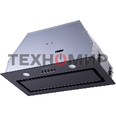 Вытяжка встраиваемая Maunfeld Trapeze 601GG черный, 60 см, 1150 куб. м/ч, 54 дБ