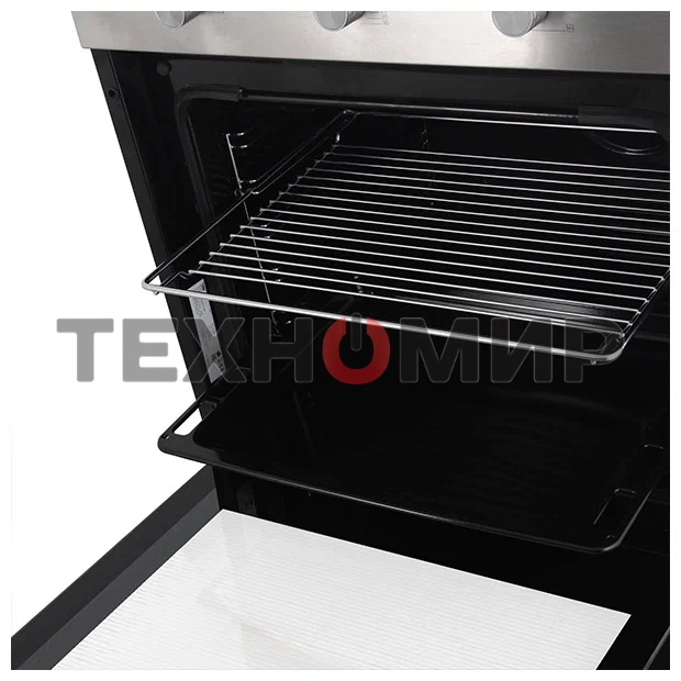 Газовый духовой шкаф Beko BBIGT21100X с откидным электрическим грилем; автоматический электроподжиг; поворотные переключатели; металлические направляющие; объем - 72л; 3 стекла дверцы; 1 решетка; 1 противень; вертел. Цвет нержавеющая сталь; Материал панел