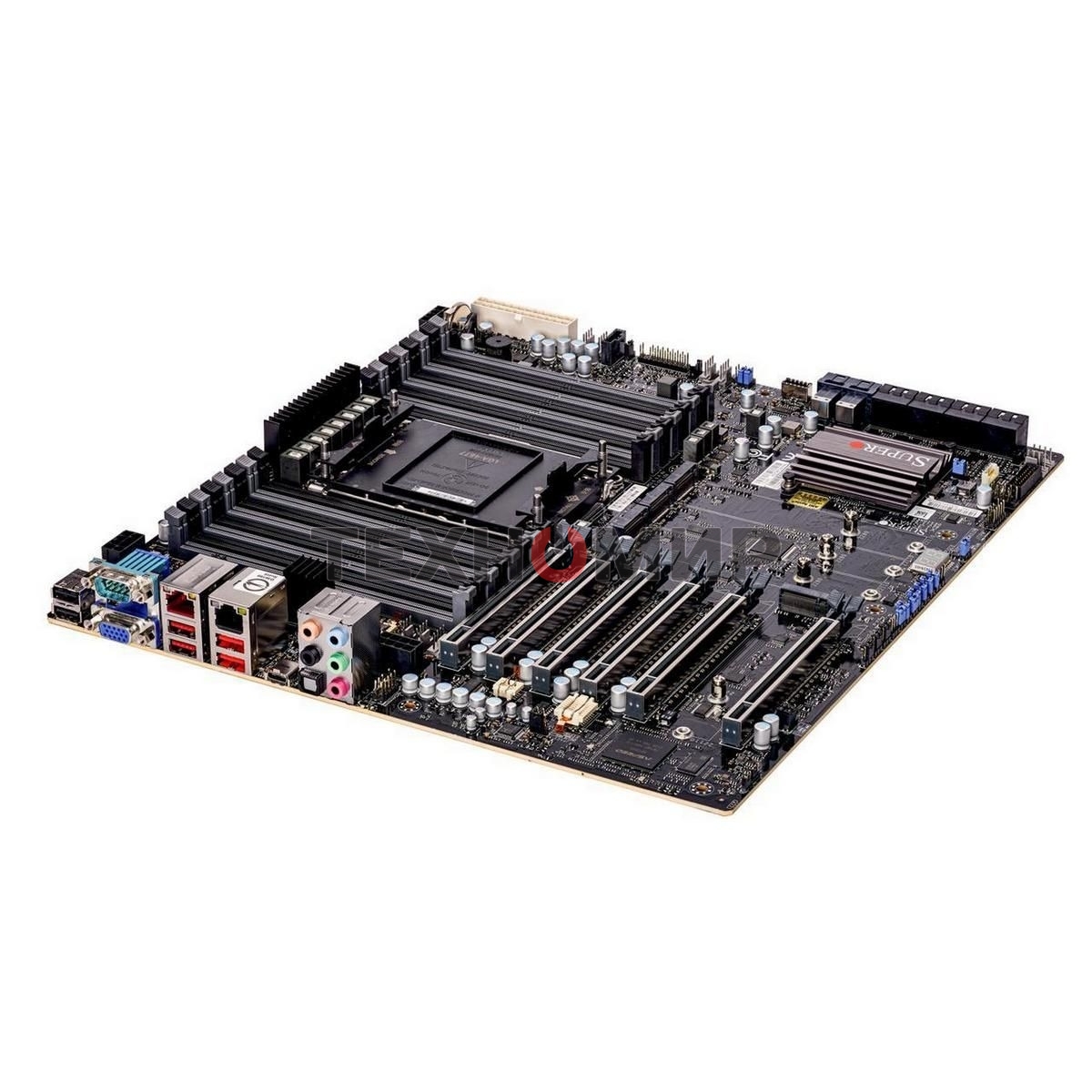 Материнская плата Supermicro MBD-X13SWA-TF-B, LGA 4677, Intel W790, 16xDDR5, 8xSATA, 4xM.2, 6xPCI-E 5.0 x16, 1x10Gb LAN, 1x1Gb LAN, 6xUSB, 7.1, E-ATX
