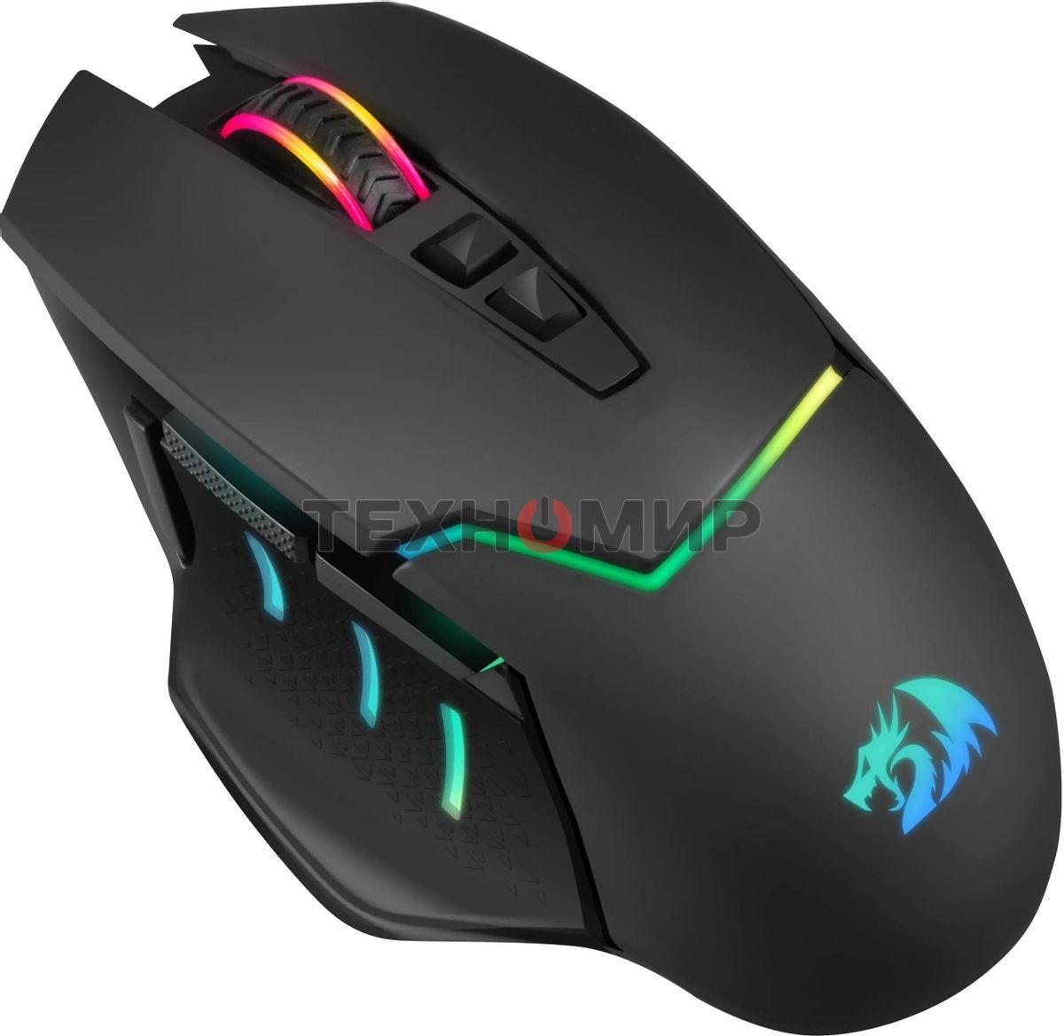 Мышь беспроводная Redragon Mirage Pro черный, 8000 dpi, радиоканал, USB, кнопки - 9