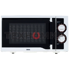 Микроволновая печь BBK 23MWS-928M/W/RU белый, 23 л, 900 Вт, переключатели - поворотный механизм