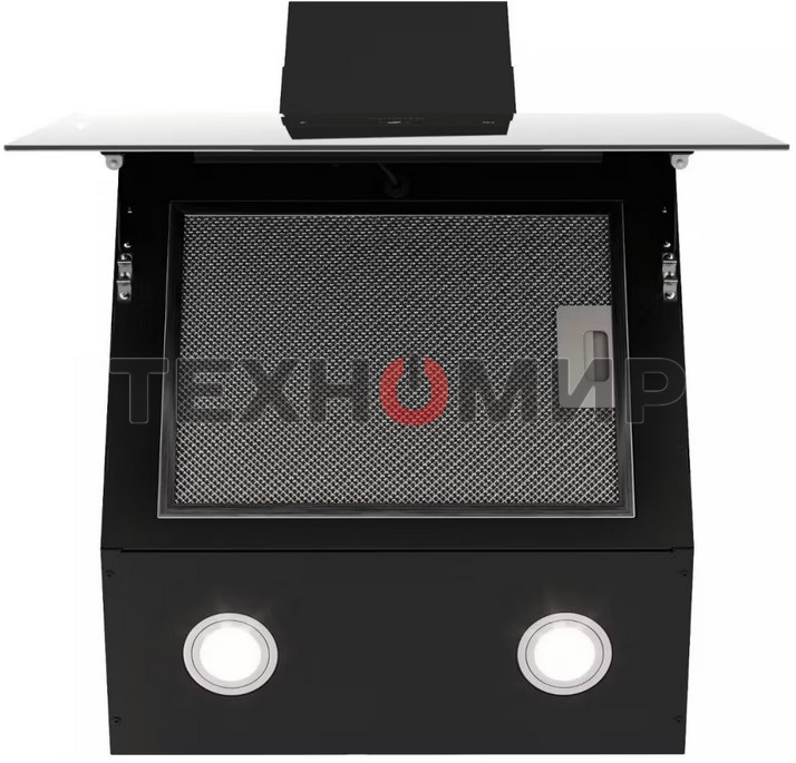 Вытяжка наклонная Elikor Rise BK 50 черный, 50 см, 750 куб. м/ч, 56 дБ