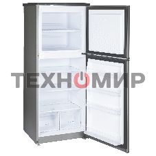 Холодильник Бирюса W553 графит двухкамерный 160/70л морозилка сверху автоматическое оттаивание