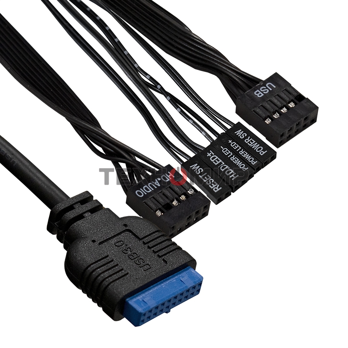 Компьютерный корпус Desktop ExeGate EX291267RUS MI-301U (mATX/mini-ITX, без БП, 1*USB+1*USB 3.0, аудио, черный)