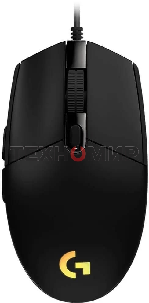 Мышь проводная Logitech G102 LIGHTSYNC черный, 8000 dpi, USB, кнопки - 6