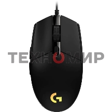 Мышь проводная Logitech G102 LIGHTSYNC черный, 8000 dpi, USB, кнопки - 6