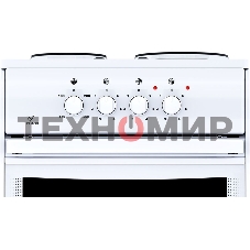 Плита электрическая Flama AE 1304 W белый, конфорок 3 шт, духовка 50 л, 50 см x 85 см x 60 см