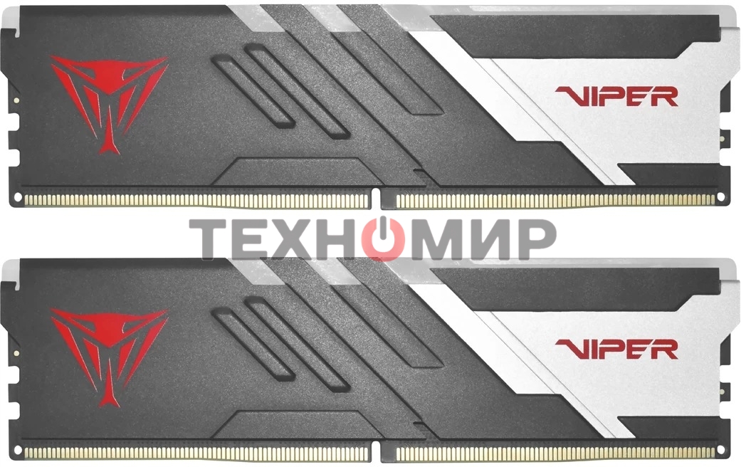 Оперативная память Patriot Viper Venom, DDR5, 48Gb (2x24 Gb), 6000 MHz, CL30, DIMM, радиатор, RGb, черный