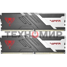 Оперативная память Patriot Viper Venom, DDR5, 48Gb (2x24 Gb), 6000 MHz, CL30, DIMM, радиатор, RGb, черный