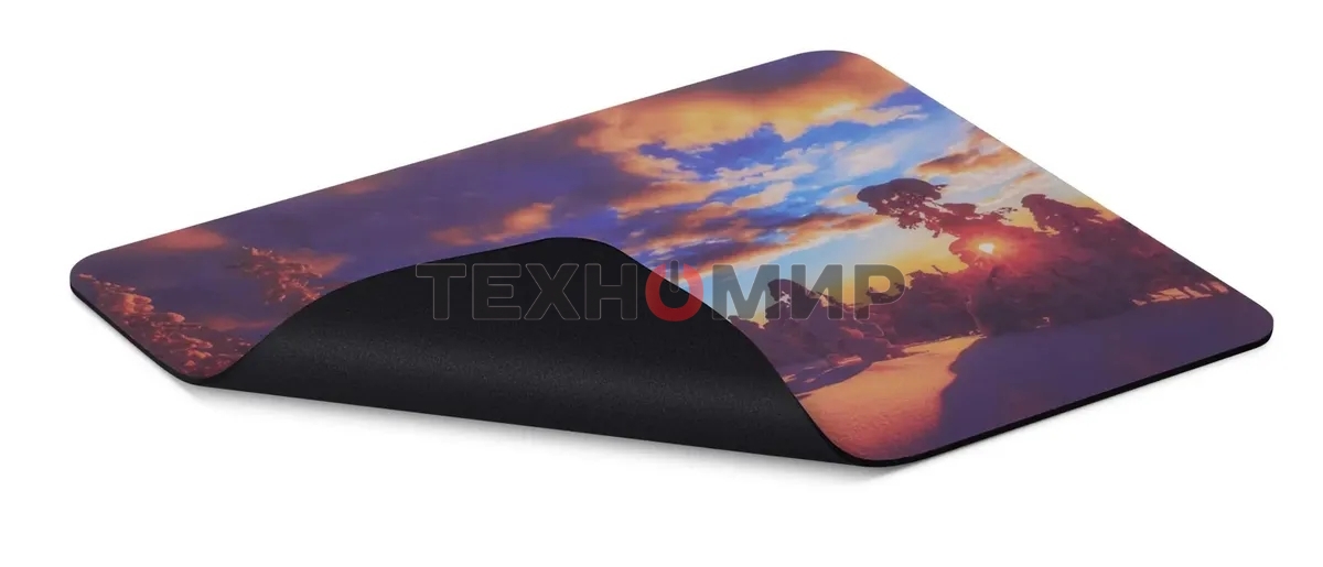 Коврик для мыши Buro BU-M10053 пластиковый, закат, 230 х 180 х 2 мм
