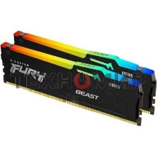 Оперативная память Kingston Fury Beast AMD, DDR5, 64Gb (2x32 Gb), 6000 MHz, CL36, радиатор, черный
