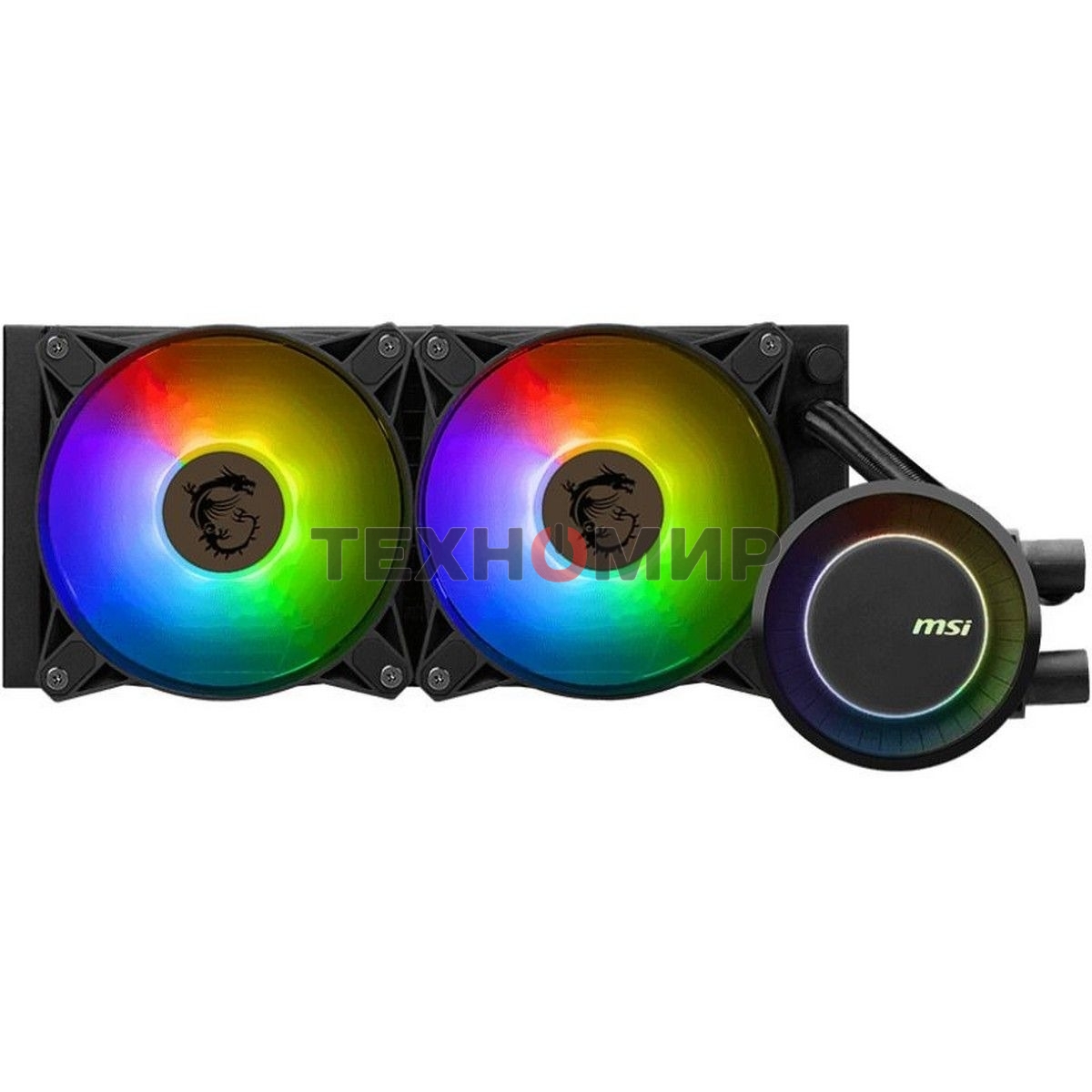 Система жидкостного охлаждения MSI MAG CORELIQUID E240 2x ARGB Fan LGA 1200/1700 AM5/AM4 (306-7ZW5E17-C24)