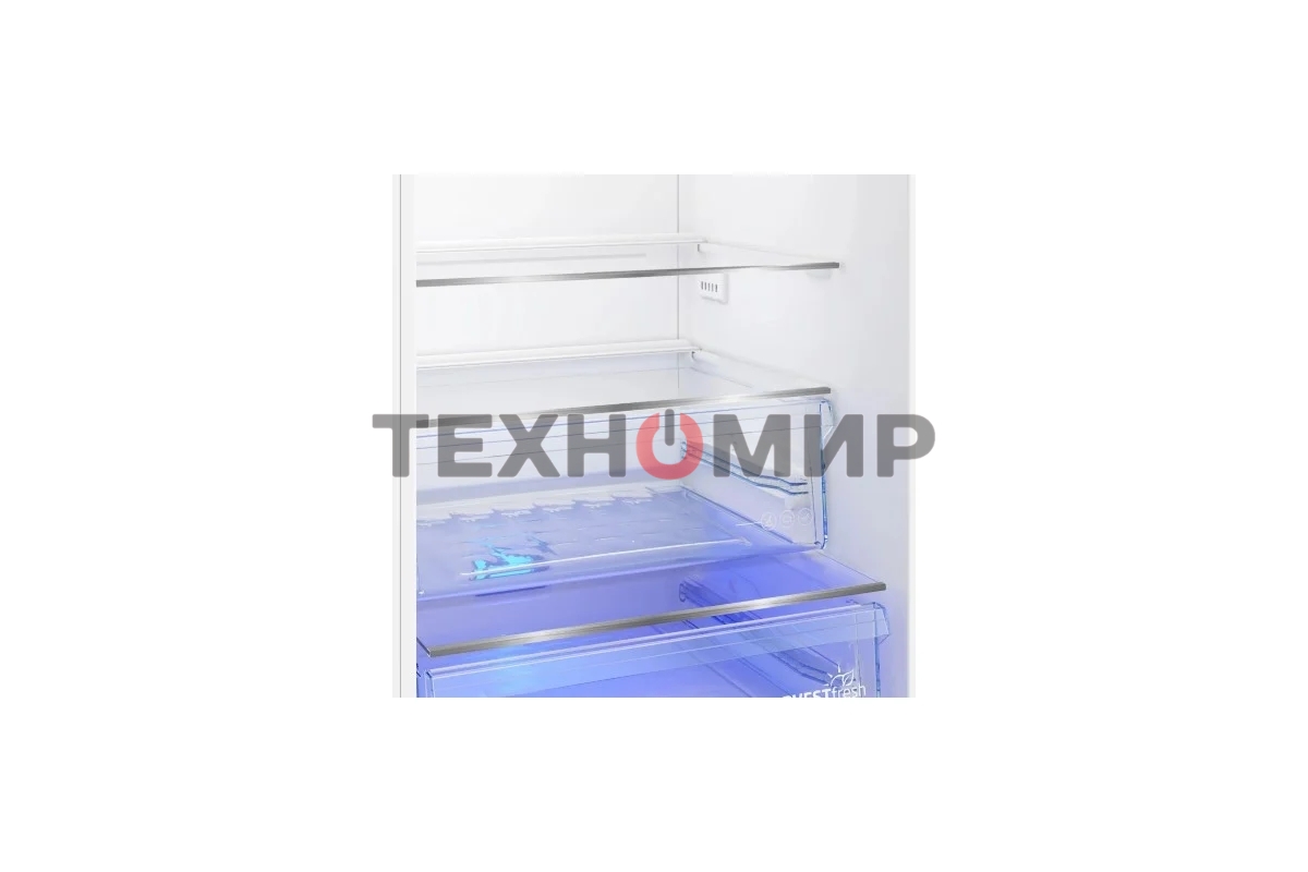 Холодильник Beko B3RCNK362HX нержавеющая сталь двухкамерный 220/100л морозилка снизу Total No Frost