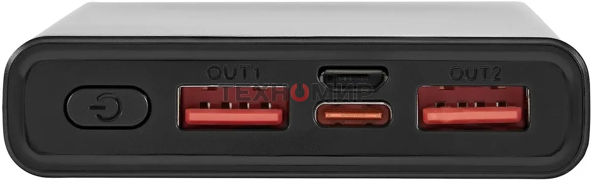 Портативный аккумулятор Digma DGPF10A 10000mAh QC3.0/PD3.0 22.5W 5A 2xUSB-A/USB-C черный