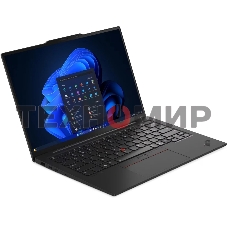 Ноутбук ThinkPad X1 Carbon Gen 13 Aura Edition WUXGA (1920x1200) IPS 500N, Ultra 7 265U, 16GB Soldered LPDDR5x, 1TB SSD M.2, Integrated Graphics, WiFi6E, BT, TPM2, FPR, IR Cam, 57Wh, 65W USB-C, Win 11 Pro, 1