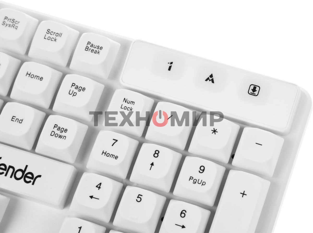 Комплект клавиатура+мышь Defender Milan C-992 беспроводной, USB, 1000 DPI, белый