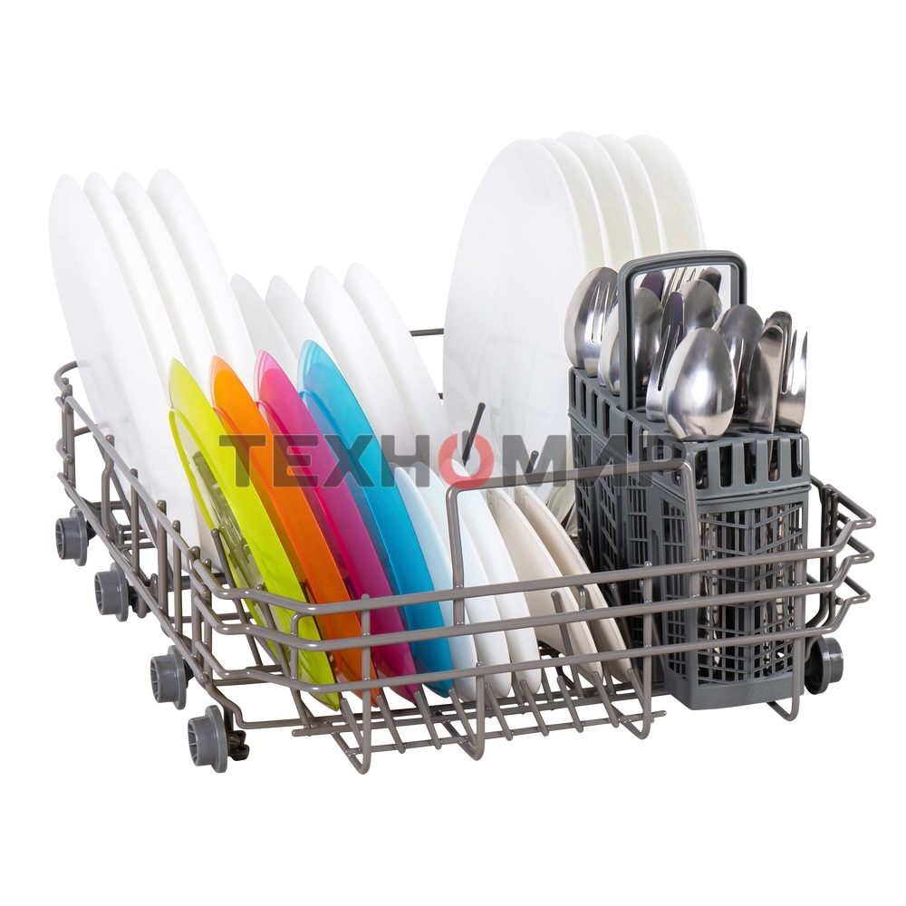 Посудомоечная машина Maunfeld MWF08B, белый, 44.8 см, 9 компл., 49 дБ, класс A++