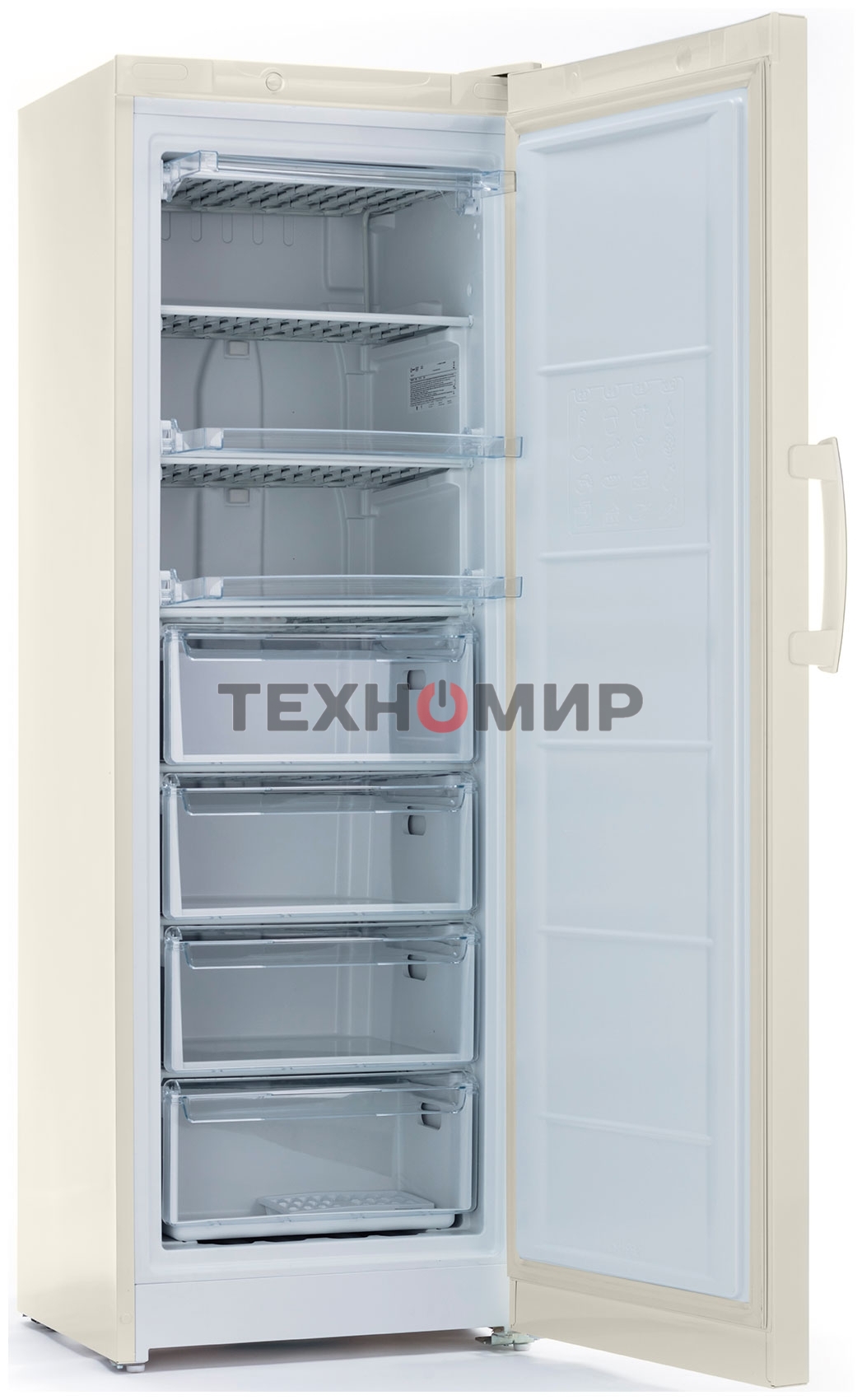 Морозильная камера Indesit DSZ 5175 E, бежевый, 261 л, 4 ящика