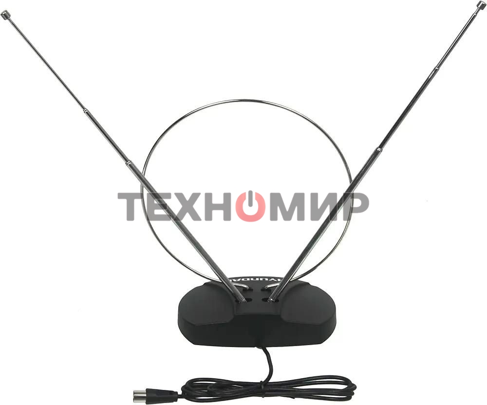 Антенна телевизионная Hyundai H-TAI120 3дБ пассивная черный