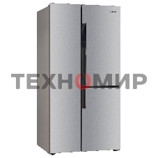 Холодильник Бирюса TD 563 I нержавеющая сталь трехкамерный 207/223 л морозилка слева, NoFrost, Side-by-side