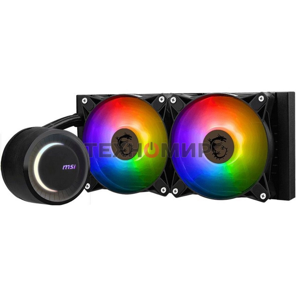 Система жидкостного охлаждения MSI MAG CORELIQUID E240 2x ARGB Fan LGA 1200/1700 AM5/AM4 (306-7ZW5E17-C24)