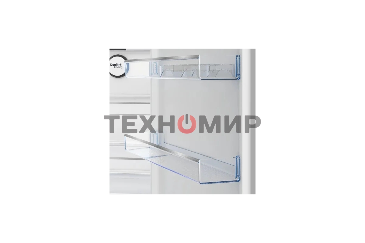 Холодильник Beko B3RCNK362HX нержавеющая сталь двухкамерный 220/100л морозилка снизу Total No Frost