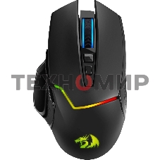 Мышь беспроводная Redragon Mirage Pro черный, 8000 dpi, радиоканал, USB, кнопки - 9