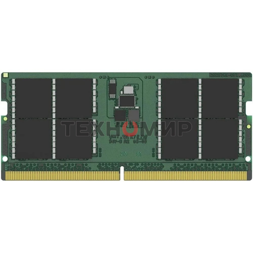 Оперативная память Kingston ValueRAM, DDR5, 48 GB (1x48 GB), 5600 MHz, CL46, SO-DIMM