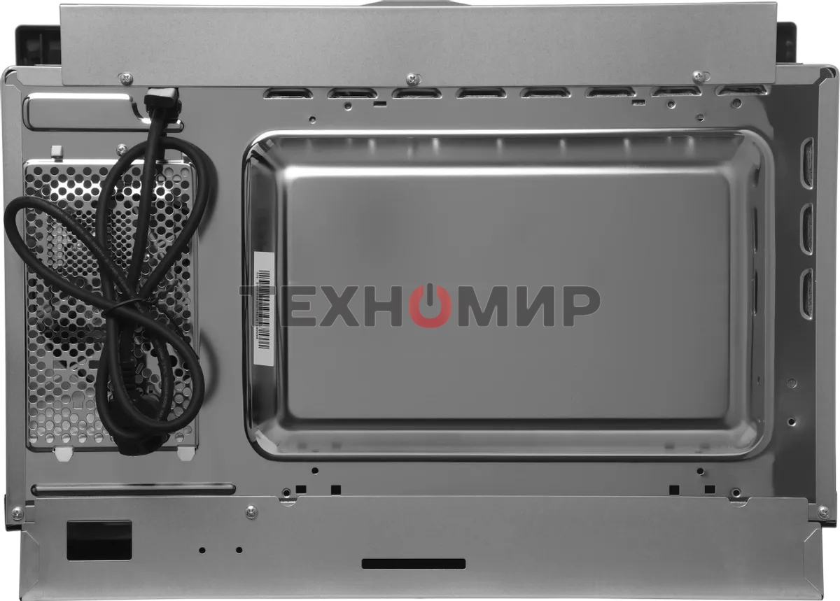 Встраиваемая микроволновая печь Domfy DM2540BW BG черный, 25 л, 900 Вт, переключатели - поворотный механизм/кнопки