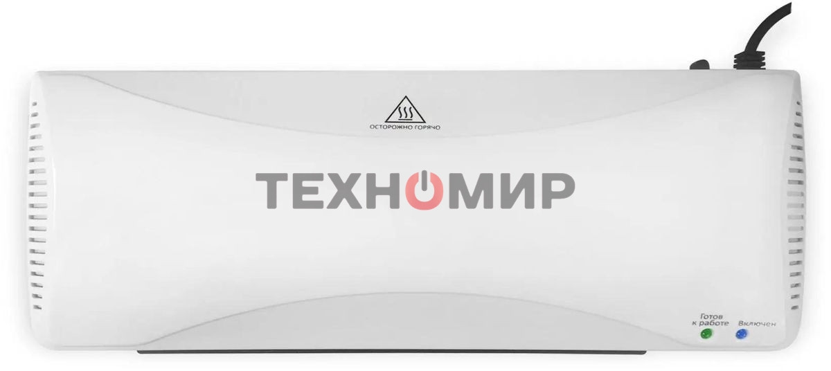 Ламинатор Гелеос ЛМ А4+(БС) А4, 2х175 (пленка 75-175мкм), 300 мм/мин, 2 вала, пласт. корпус, мах толщина 0,6мм, система разжатия валов.