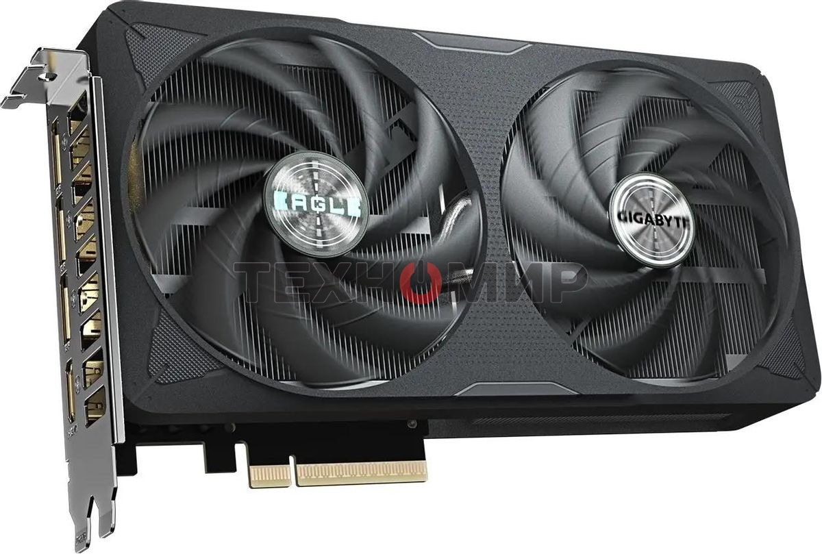 Видеокарта Gigabyte GeForce RTX 5060 Ti Eagle OC, NVIDIA RTX 5060 Ti, 16 ГБ GDDR7, 128 бит, PCI-e 5.0, 1xHDMI, 3xDP, 2617 МГц