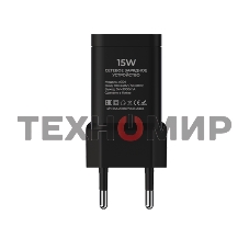 Сетевое зарядное устройство Maxvi A304 Type-C\USB 3A 15W, черный