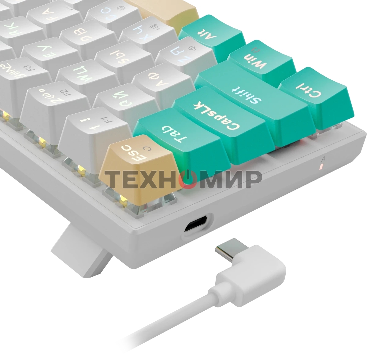 Клавиатура Defender Vexx Pro GK-084 проводная, USB Type-A, белый