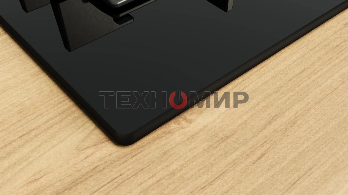 Газовая варочная панель Bosch PPQ7A6I45, 75 см, закаленное стекло, черная, 5 конфорок, 1 WOK-конфорка c 2 контурами пламени, 1 конфорка повышенной мощности, FlameSelect, индивидуальные чугунные решетки, газ-контроль, автоматический электроподжиг, сделано 