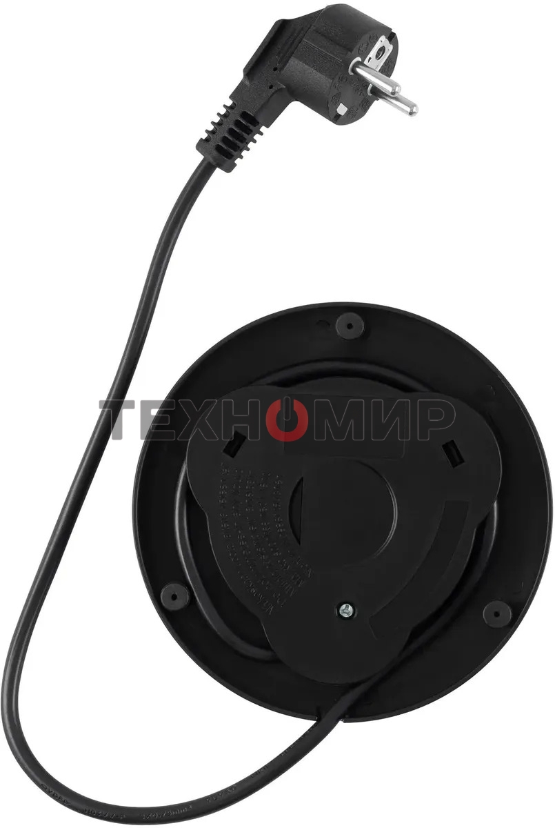 Чайник электрический Hyundai HYK-G4015 1.9л. 2200Вт черный/серебристый корпус: стекло